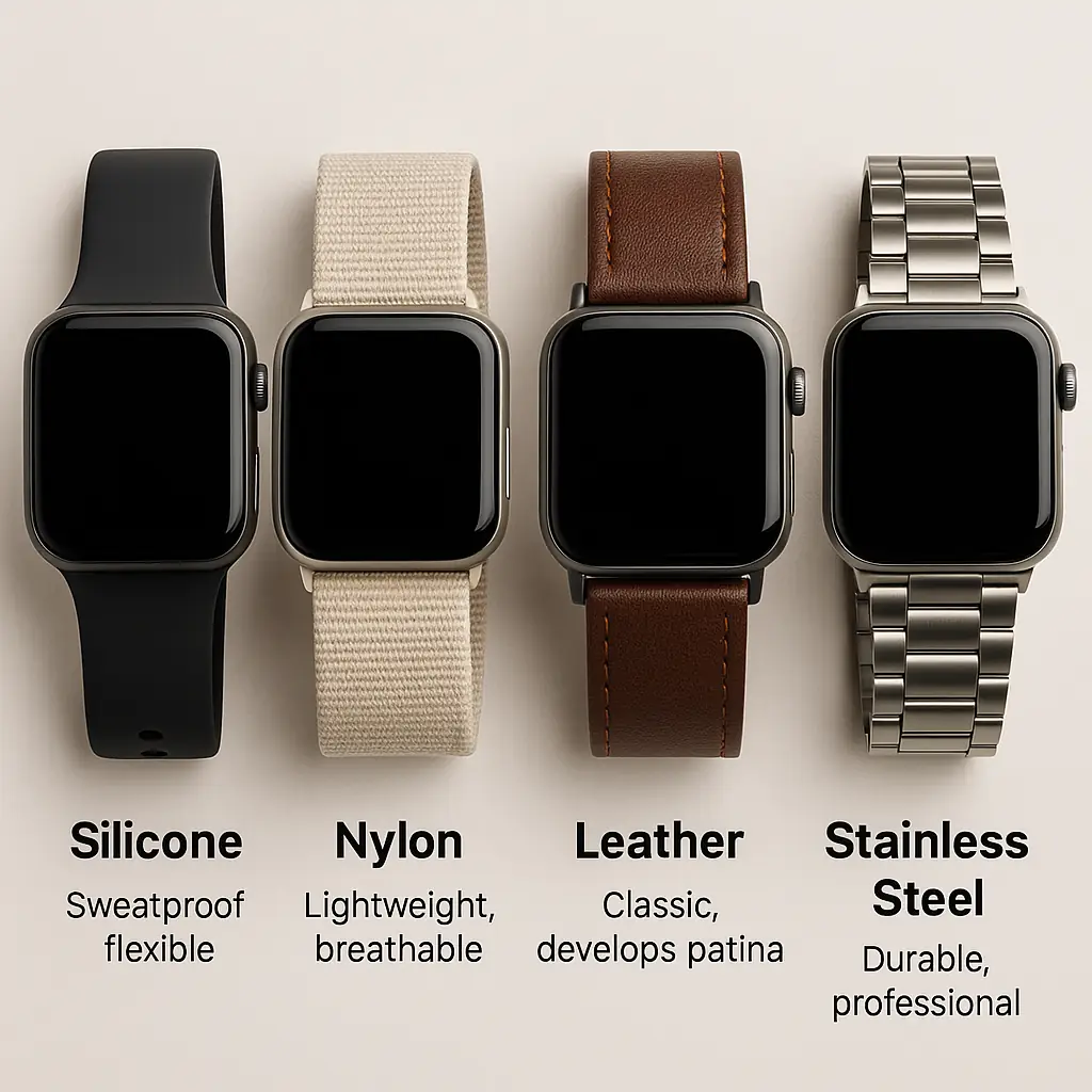 Apple Watch band materials for women